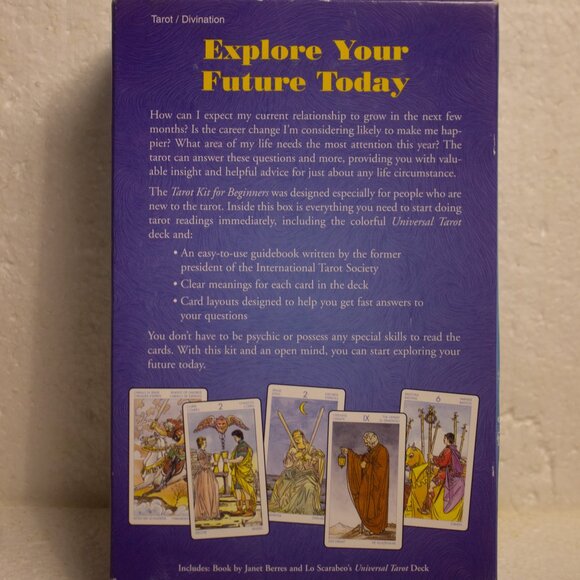 Tarot Kit for Beginners Including Book and Deck of Tarot Cards - Picture 3 of 9